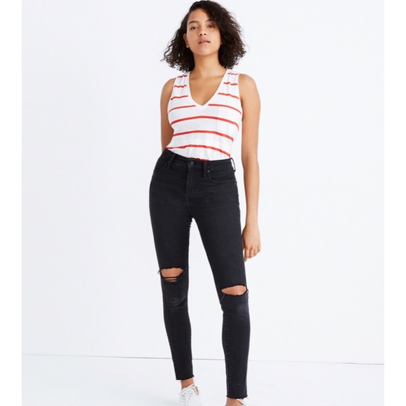 Madewell Pants - Madewell Curvy High-Rise Skinny Jeans